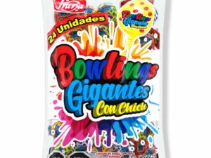 Bowling Gigante Chicle 600g – 24 Unidades