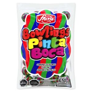 Bowling Pinta Boca 650g – 25 Unidades