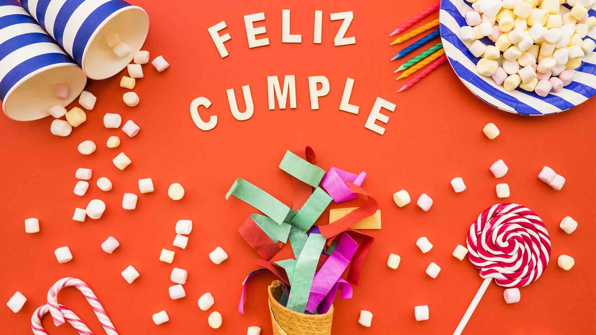 dulces para cumpleaños