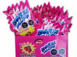 Bomba Lollipop x24 Sabor Frutilla Display