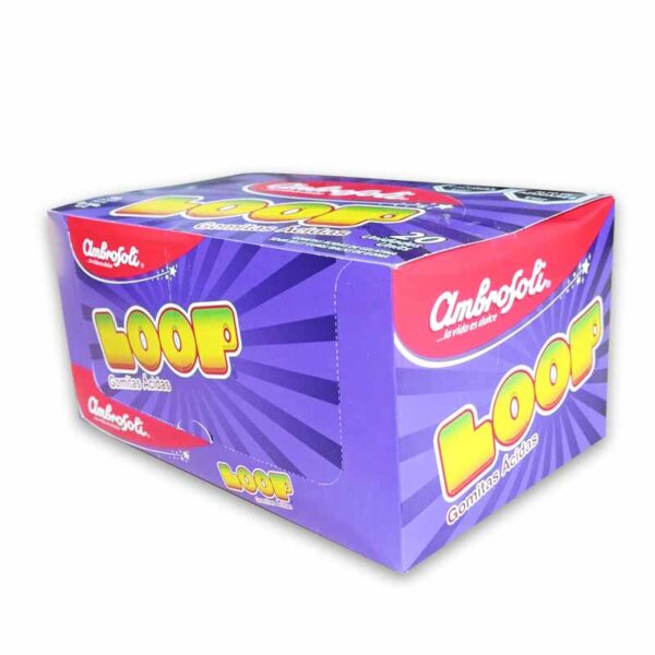 cajas de gomita loop