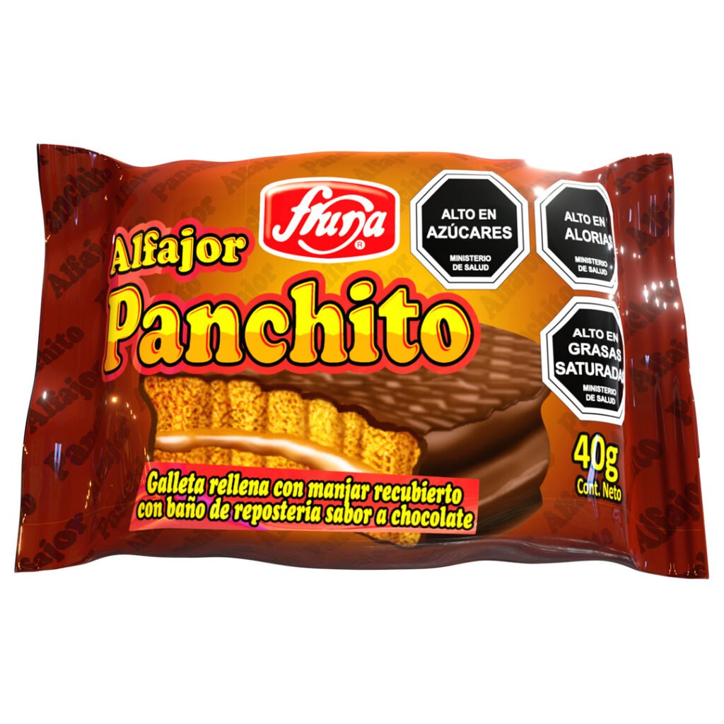 Alfajor Panchito 40 g Display x 20 Unidades | Fruna