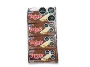 Galleta Oblea Chocolate Max Wafer Bolsa 8 Paquetes