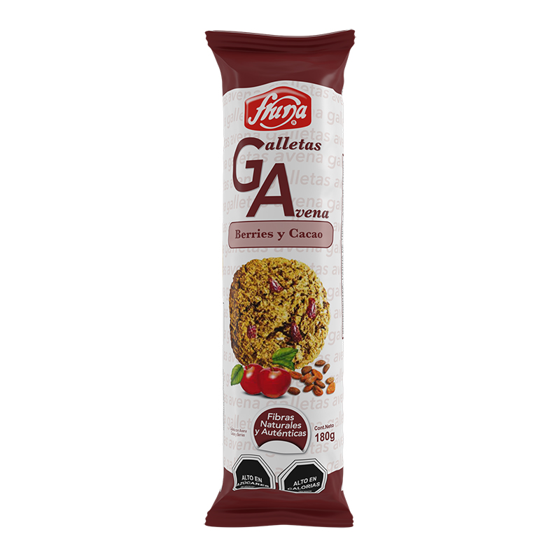 Galletas Avena Berrie Cacao180G