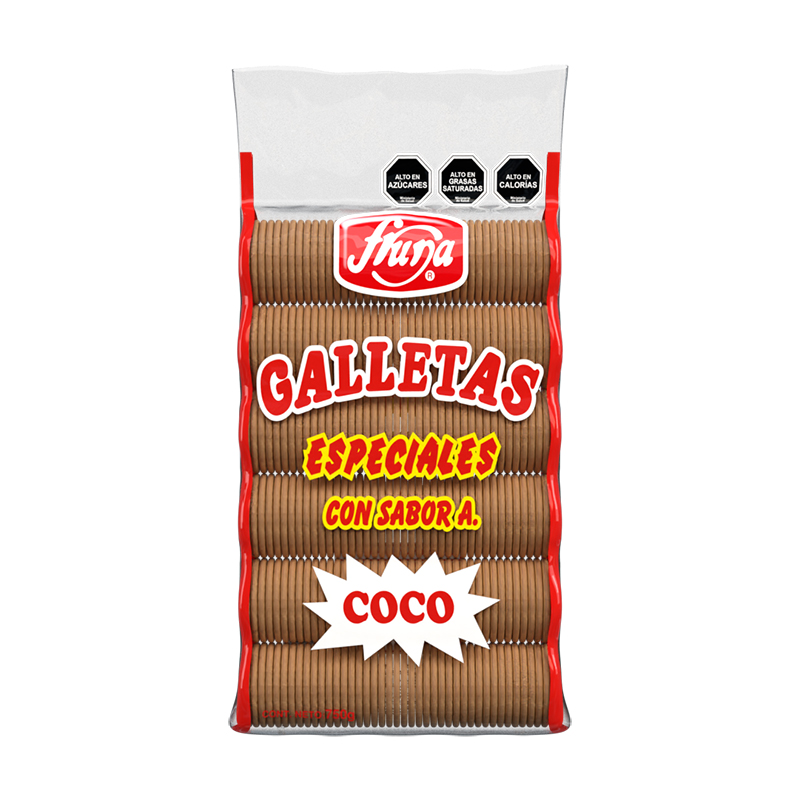 Galletas Especiales Coco Fruna 750G