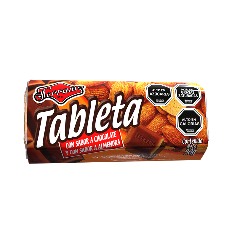 Tableta Serrano Sabor Chocolate 90G