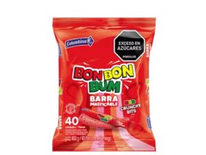Bombombum Barra Masticable De Colombina 40 Unidades