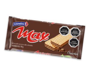 Obleas Max Wafer Chocolate 140 G