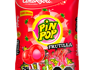 pinpop frutilla 24uni